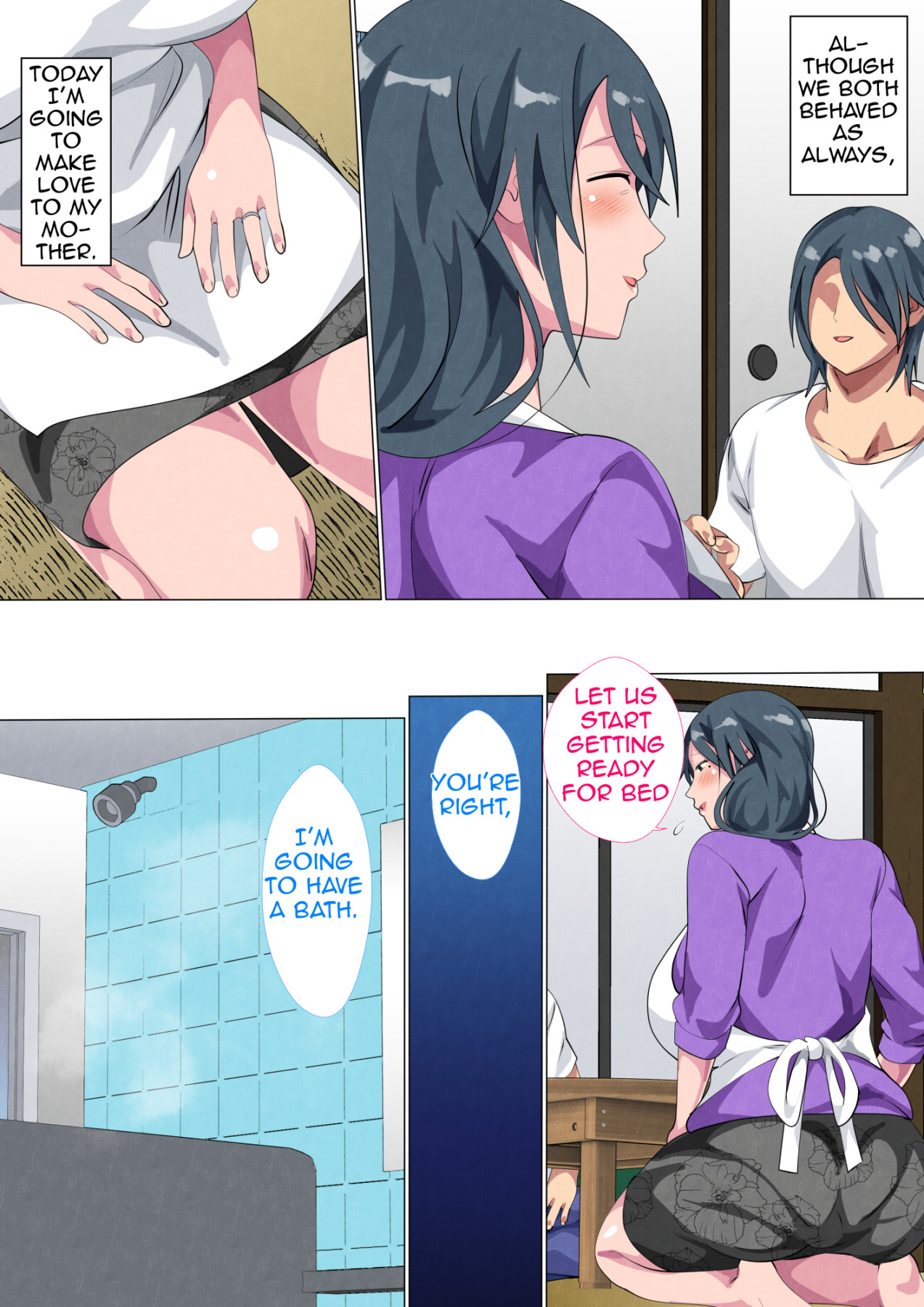 Hentai Manga Comic-Widowed Mother Sayoko ~Record of a Copulation of a Mother and Son Living in a Small Room~-Read-29